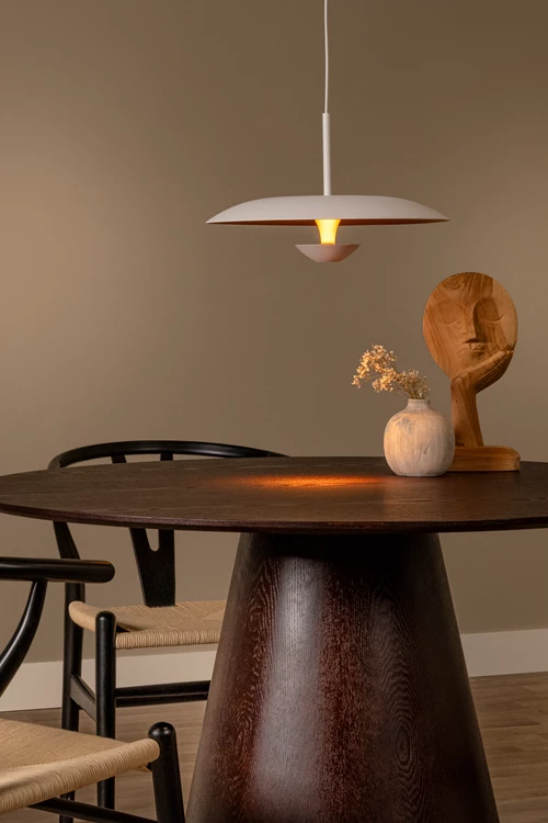 Lucide KENNETH - Pendant light - Ø 40 cm - LED Dim. - 1x12W 2700K - White | Premium - atmosphere 1